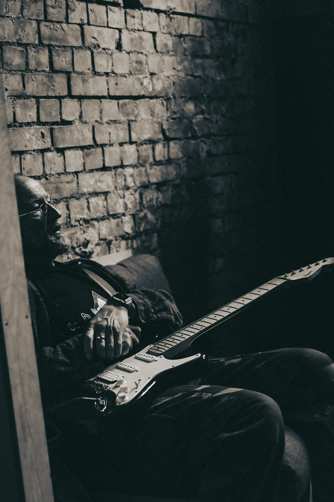 Bühnenmoment im Gegenlicht